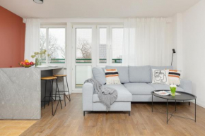 Modern Studio with Balcony Warsaw Mokotów by Noclegi Renters